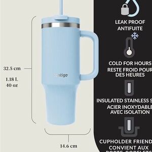 Contigo Light Blue Insulated Mug with Handle